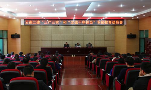 紧跟集团步伐  从严从实开展专题教育——公司召开“三严三实”和“忠诚干净担当”专题教育动员大会