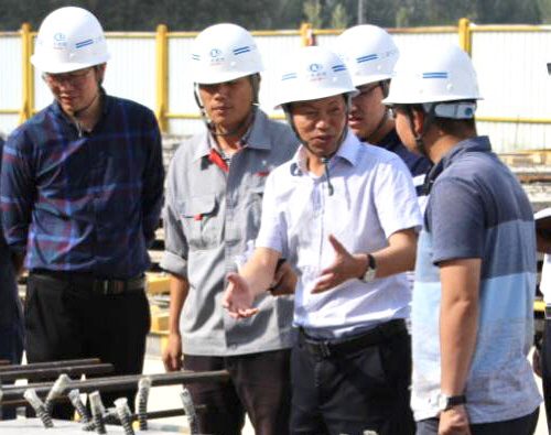 保安全 保稳定 喜迎党的十九大——公司领导赴项目一线进行安全检查