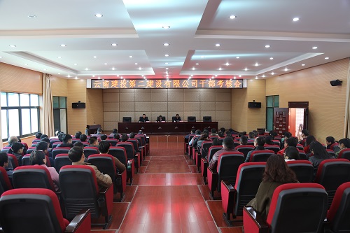 公司召开2017年集团试用期满干部考核会