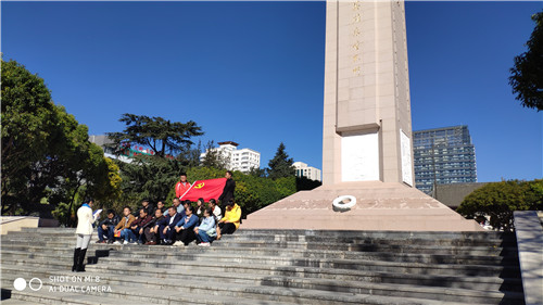 铭记历史 缅怀先烈—市政分公司党支部到抗战胜利堂开展主题党日活动