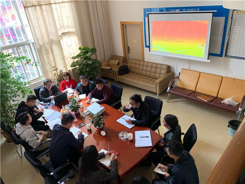 公司领导调研十二直管部党支部党务工作