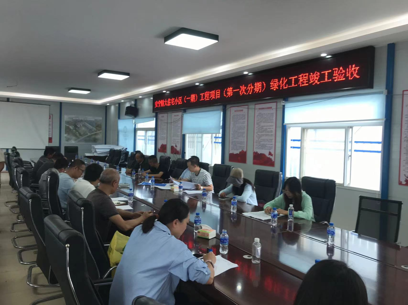 【项目动态】安宁财大住宅小区工程项目景观绿化工程通过验收